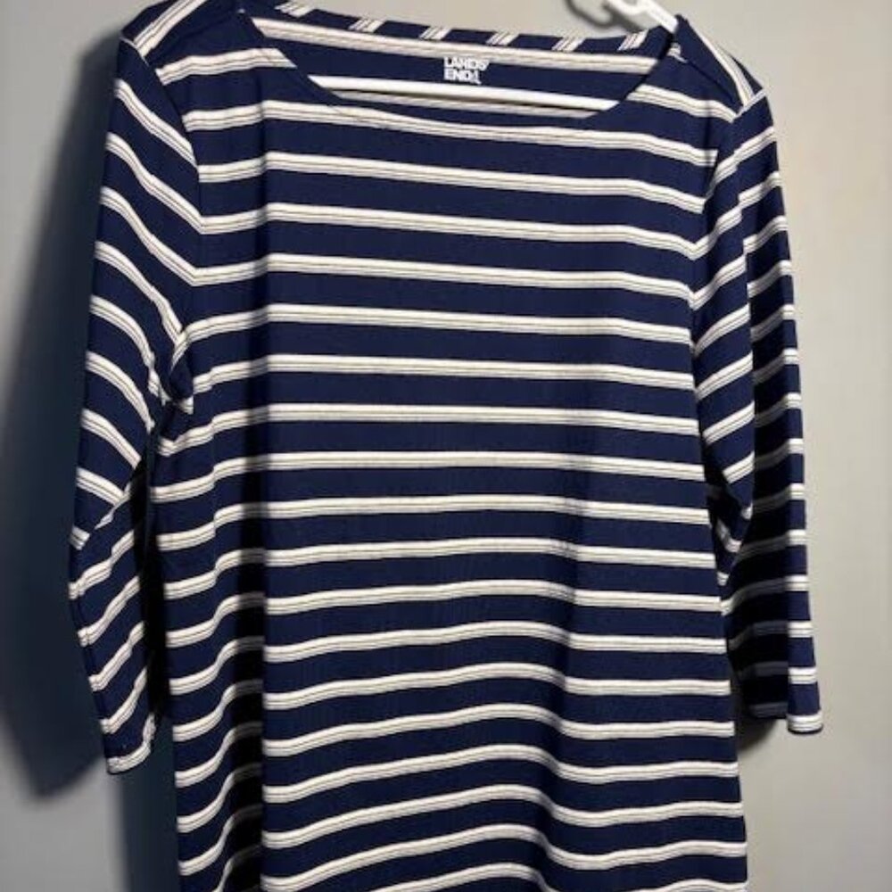 Lands' End classic striped top